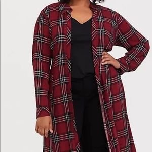 torrid plaid kimono